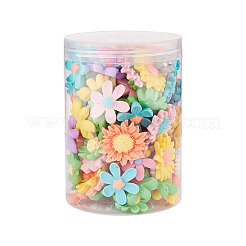 200Pcs 10 Style Opaque Resin Cabochons&nbsp;RESI-CD0001-09