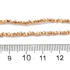 Electroplated Synthetic Non-magnetic Hematite Beads Strands&nbsp;G-I364-O01-LG