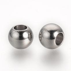 Tarnish Resistant 304 Stainless Steel European Beads&nbsp;X-STAS-R071-39