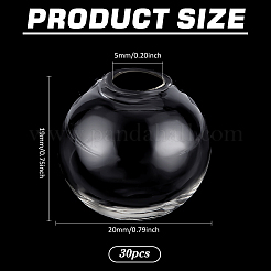 Round Mechanized One Hole Blown Glass Globe Ball Bottles&nbsp;BLOW-PH0001-20C