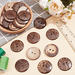 30Pcs Coconut Buttons&nbsp;BUTT-LP0001-04