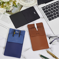 3Pcs 3 Colors Rectangle PU Leather Pocket Pen Bag for Doctor Nurse&nbsp;AJEW-CL0001-20