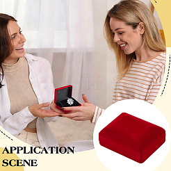 Flocking Jewelry Boxes for Badge&nbsp;CON-WH0112-067C