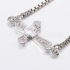 Adjustable Brass Bolo Bracelets&nbsp;BJEW-P200-08P