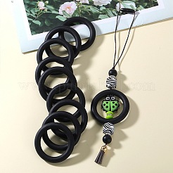 9Pcs Ring Food Grade Eco-Friendly Silicone Beads&nbsp;JX895A
