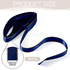 5M Polyester Gold Edged Satin Ribbon&nbsp;OCOR-TADJ0001-05D