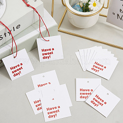 200Pcs Paper Thanks Greeting Cards&nbsp;DIY-SP0004-35