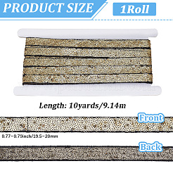 10 Yards Polyester Paillette Ribbon&nbsp;OCOR-CY0004-70C