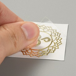 Chakra Hollow Metal Stickers&nbsp;STIC-WH0304-598I-03