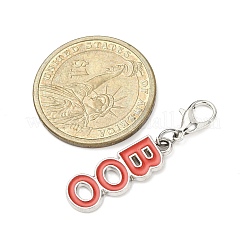Alloy Enamel Word BOO Pendant Decorations&nbsp;HJEW-JM04368