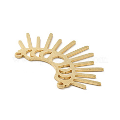 Brass Connector Charms&nbsp;KK-G423-13G