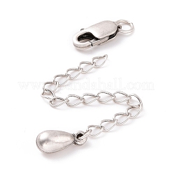 925 Sterling Silver Chain Extenders&nbsp;STER-D036-41AS