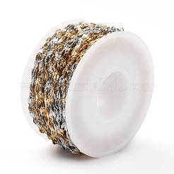 Two Tone 304 Stainless Steel Dapped Chains&nbsp;CHS-B001-21