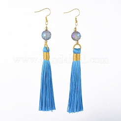 Polyester Tassel Pendant Jewelry Sets&nbsp;SJEW-JS01063