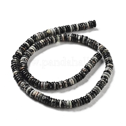 Natural Black Netstone Beads Strands&nbsp;G-G084-A09-01