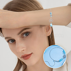 10Pcs 2 Colors Brass Box Chains Slider Bracelet Making&nbsp;KK-BC0013-29