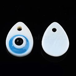 Natural Freshwater Shell Charms&nbsp;SHEL-T017-42D