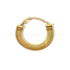 304 Stainless Steel Chain Bracelets & Necklaces Sets for Women&nbsp;PX5529-1