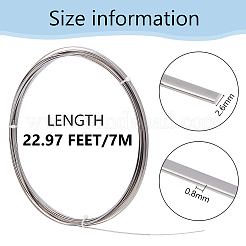 304 Stainless Steel Wire&nbsp;CHS-WH0010-01B