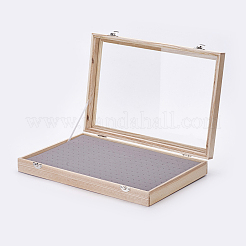 Wooden Stud Earring Presentation Boxes&nbsp;ODIS-P006-10