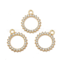 Alloy Rhinestone Pendants&nbsp;PALLOY-I217-16G