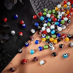 Handmade Lampwork Beads&nbsp;LAMP-PH0002-03-8mm