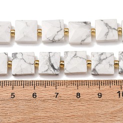 Natural Howlite Beads Strands&nbsp;G-F839-A35-01
