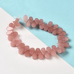 Synthetic Strawberry Quartz Beads Strands&nbsp;G-B064-B51