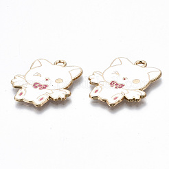 Eco-Friendly Alloy Enamel Pendants&nbsp;ENAM-Q437-004-NR