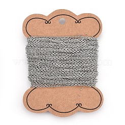 Tarnish Resistant 304 Stainless Steel Cable Chains&nbsp;CHS-L017-23A