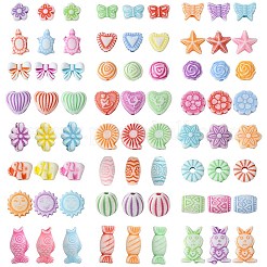 Craft Style Acrylic Beads Sets&nbsp;MACR-FS0001-68