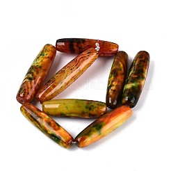 Natural Fire Crackle Agate Beads Strands&nbsp;G-Q606-62