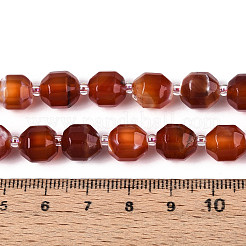 Natural Agate(Dyed & Heated) Beads Strands&nbsp;G-T139-92C