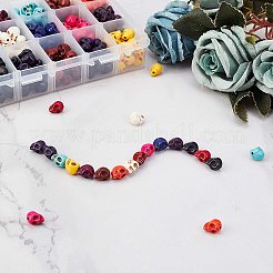 Halloween Theme Dyed Synthetic Turquoise Bead Strands&nbsp;G-GA0001-04