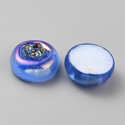 Electroplate UV Plating Opaque Fruit Resin Cabochons&nbsp;RESI-CJC0021-18C