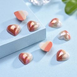 Opaque Glass Cabochons&nbsp;GGLA-S038-08B-10x10