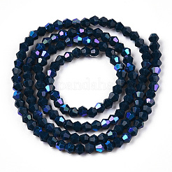 Opaque Solid Color Electroplate Glass Beads Strands&nbsp;LS-EGLA-A039-P2mm-L09