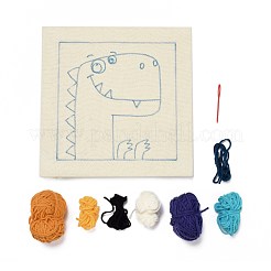 Dinosaur Punch Embroidery Supplies Kit&nbsp;DIY-H155-14