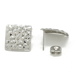 Non-Tarnish 304 Stainless Steel Stud Earring Findings&nbsp;X-STAS-Q225-01A