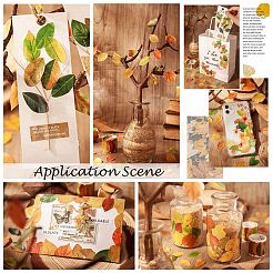 Paper Fallen Leaves Sticker Rolls&nbsp;LS-DIY-C080-01A