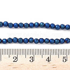Electroplate Synthetic Magnetic Hematite Beads Strands&nbsp;G-A263-B01-02F