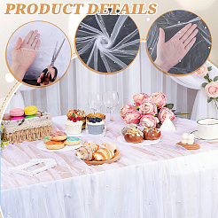 Polyamide Mesh Tablecloth&nbsp;AJEW-PH0008-89B