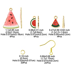 DIY Watermelon Dangle Earrings&nbsp;DIY-FS0006-06