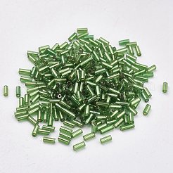 Glass Bugle Beads&nbsp;SEED-E001-12mm-27