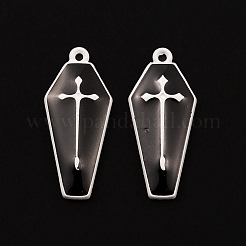 Spray Painted Alloy Pendants&nbsp;X-PALLOY-K003-12B