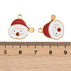 304 Stainless Steel Enamel Christmas Theme Pendants&nbsp;STAS-G359-01G-03