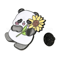 Panda Holding Sunflower Enamel Pins&nbsp;AL-CBAC5A3-02C