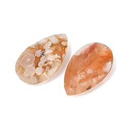 Natural Cherry Blossom Agate Pendants&nbsp;G-K381-09