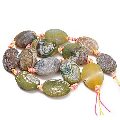 Natural Weathered Agate Beads Strands&nbsp;G-A321-Q02-01