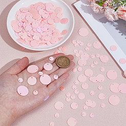 50G 4 Styles Ornament Accessories PVC Paillette/Sequins Pendants&nbsp;PVC-CY0001-02C